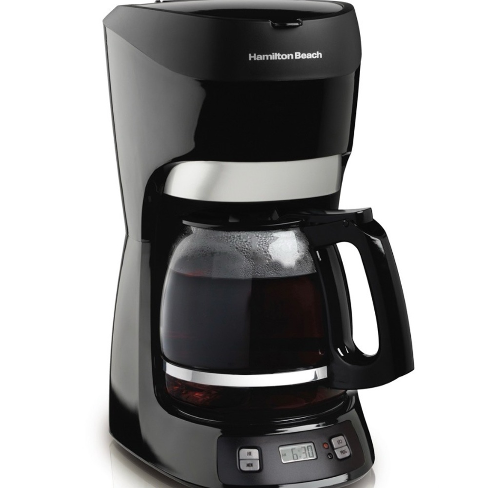 Hamilton Beach Silver Programmable Coffee Maker